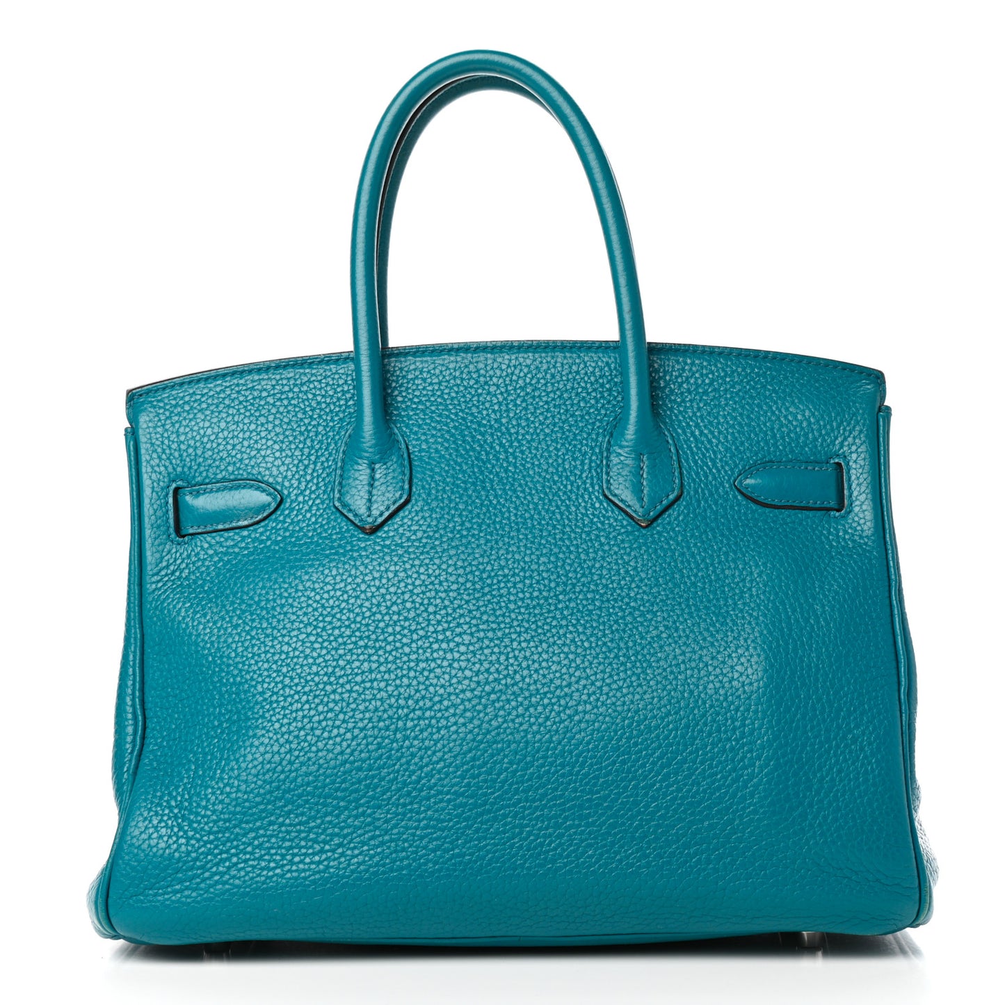 Taurillon Clemence Birkin 30 Bleu Izmir