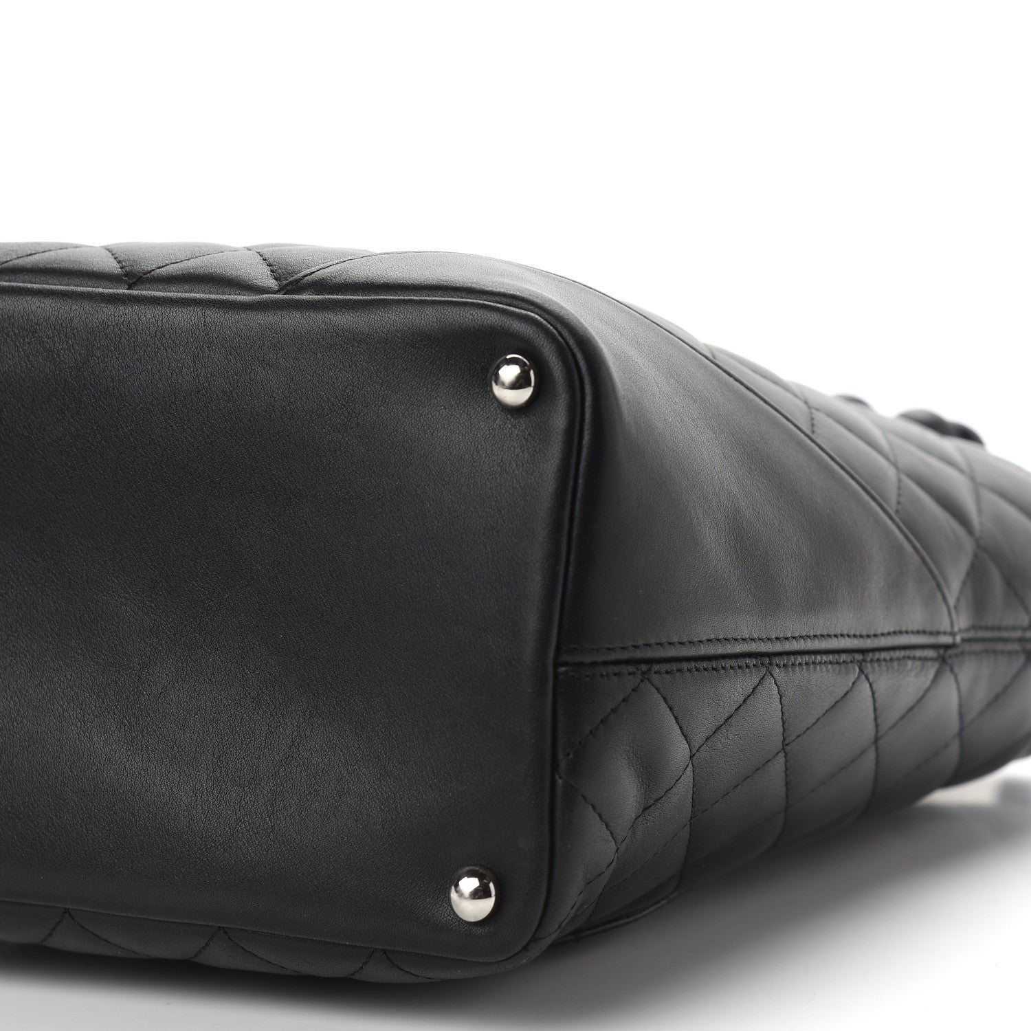 Chanel Calfskin Quilted Medium Cambon Tote Black 10 of 10