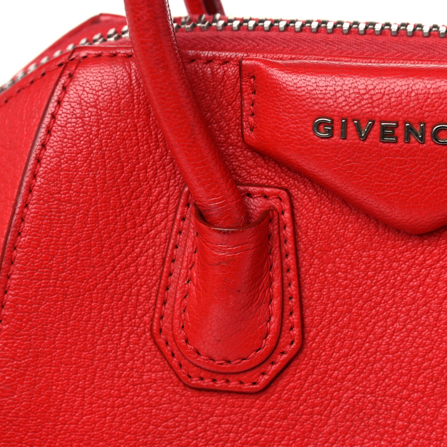 Givenchy Sugar Goatskin Mini Antigona Pop Red 12 of 19
