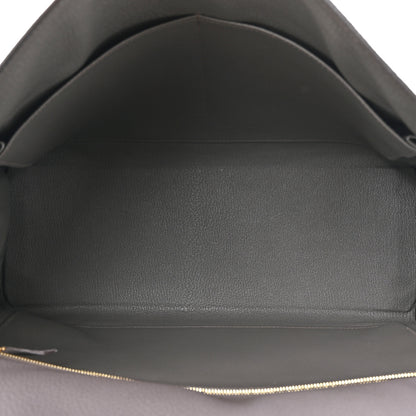 Hermes Togo Kelly Retourne 35 Etain 4 of 17