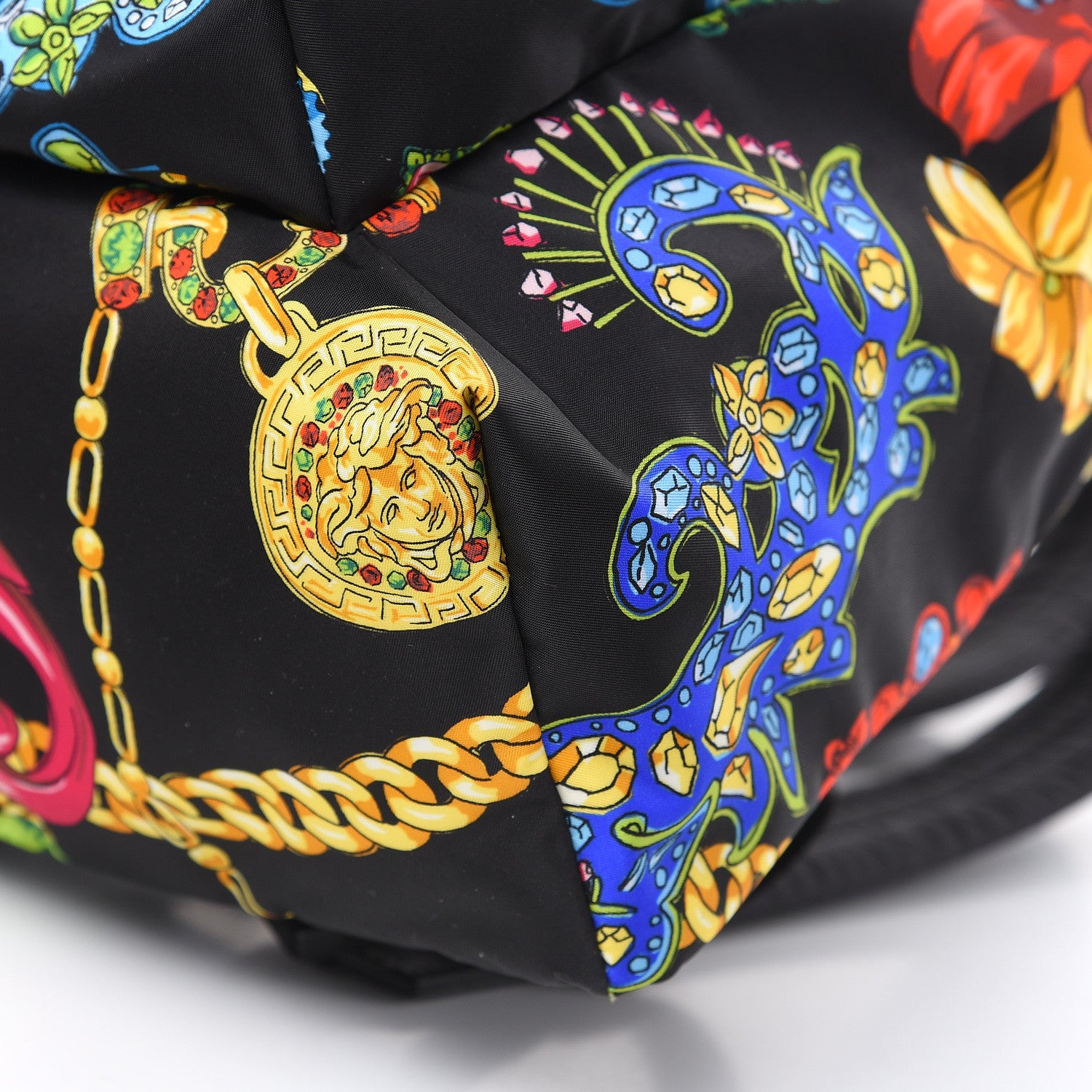 Versace Nylon Marsupio St Catene Medusa Backpack Black Multicolor 6 of 11