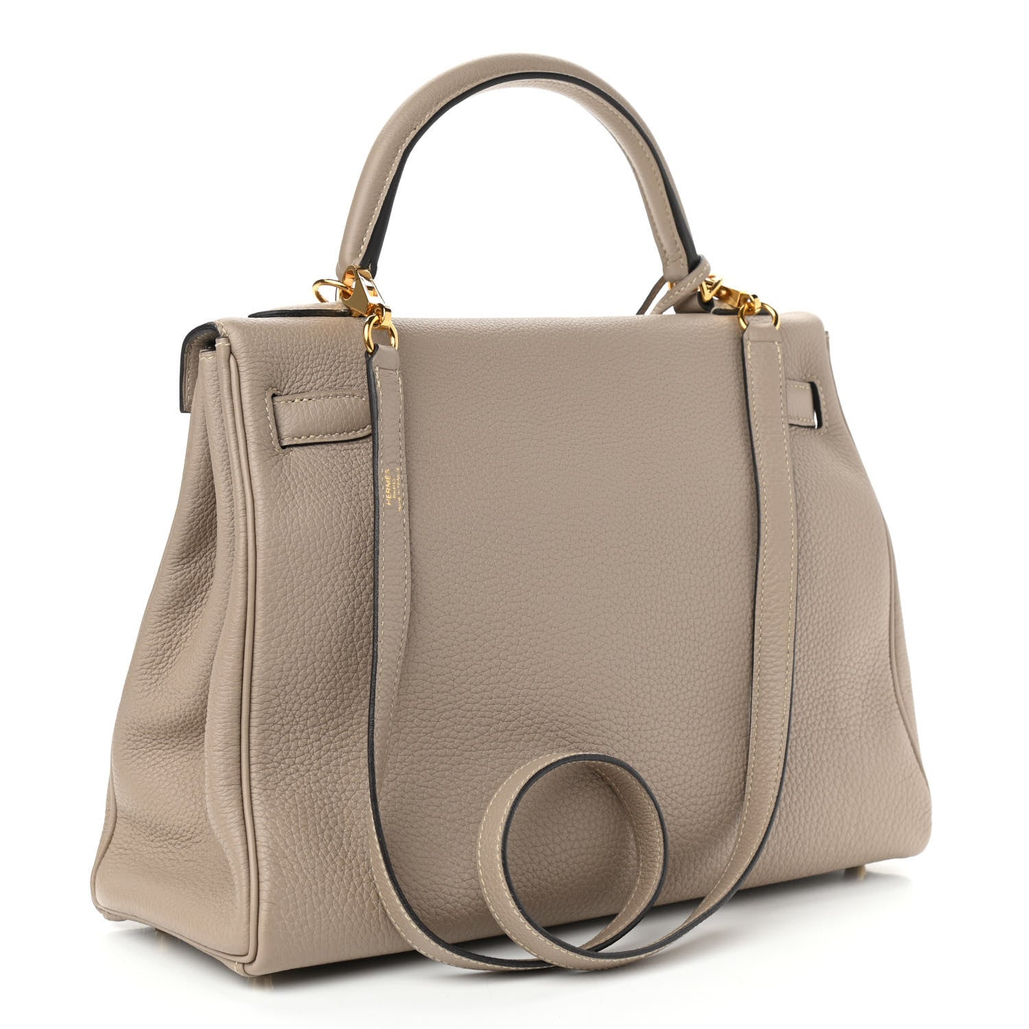 Hermes Togo Kelly Retourne 32 Gris Tourterelle 3 of 11