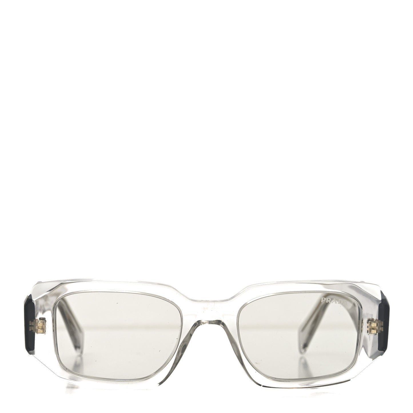 Acetate Symbole Sunglasses SPR 17W Transparent Gold