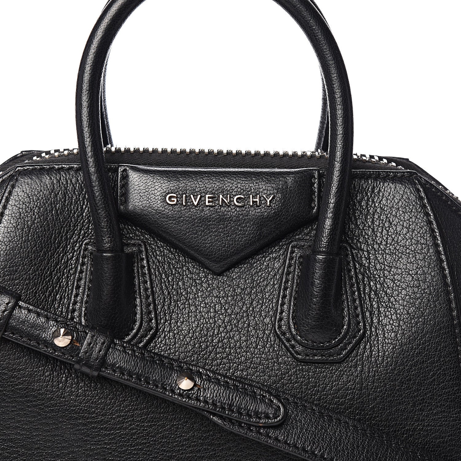 Givenchy Sugar Goatskin Mini Antigona Black 9 of 9