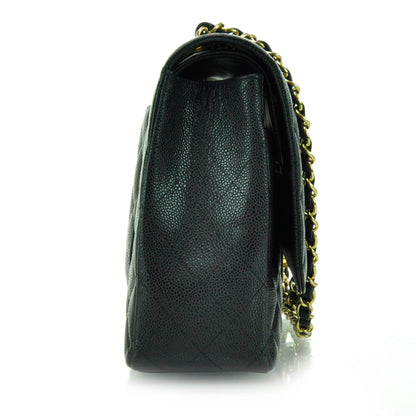 Chanel Caviar Quilted Maxi Double Flap Black 6 of 11