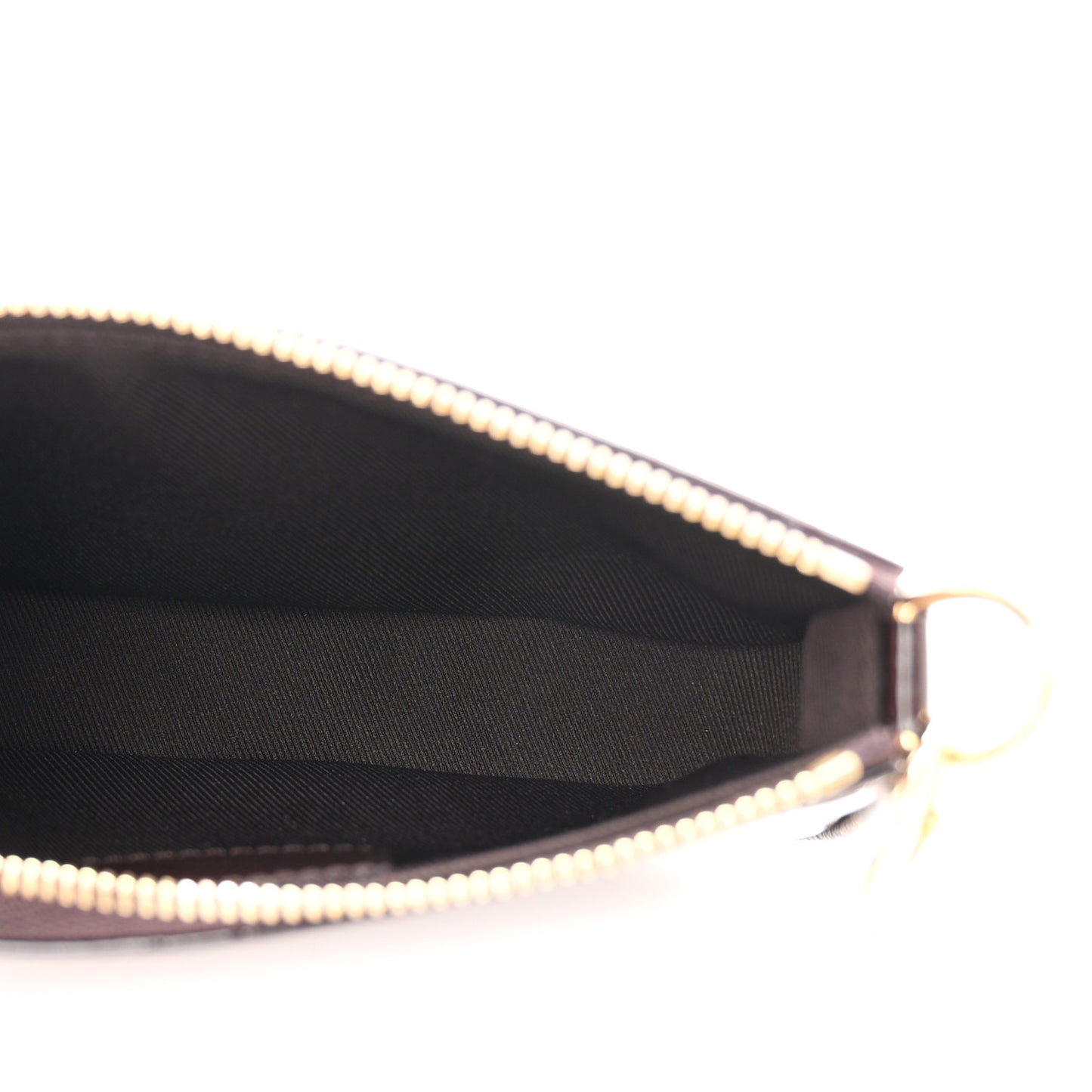 Vernis Monogram Mini Pochette Accessories Amarante