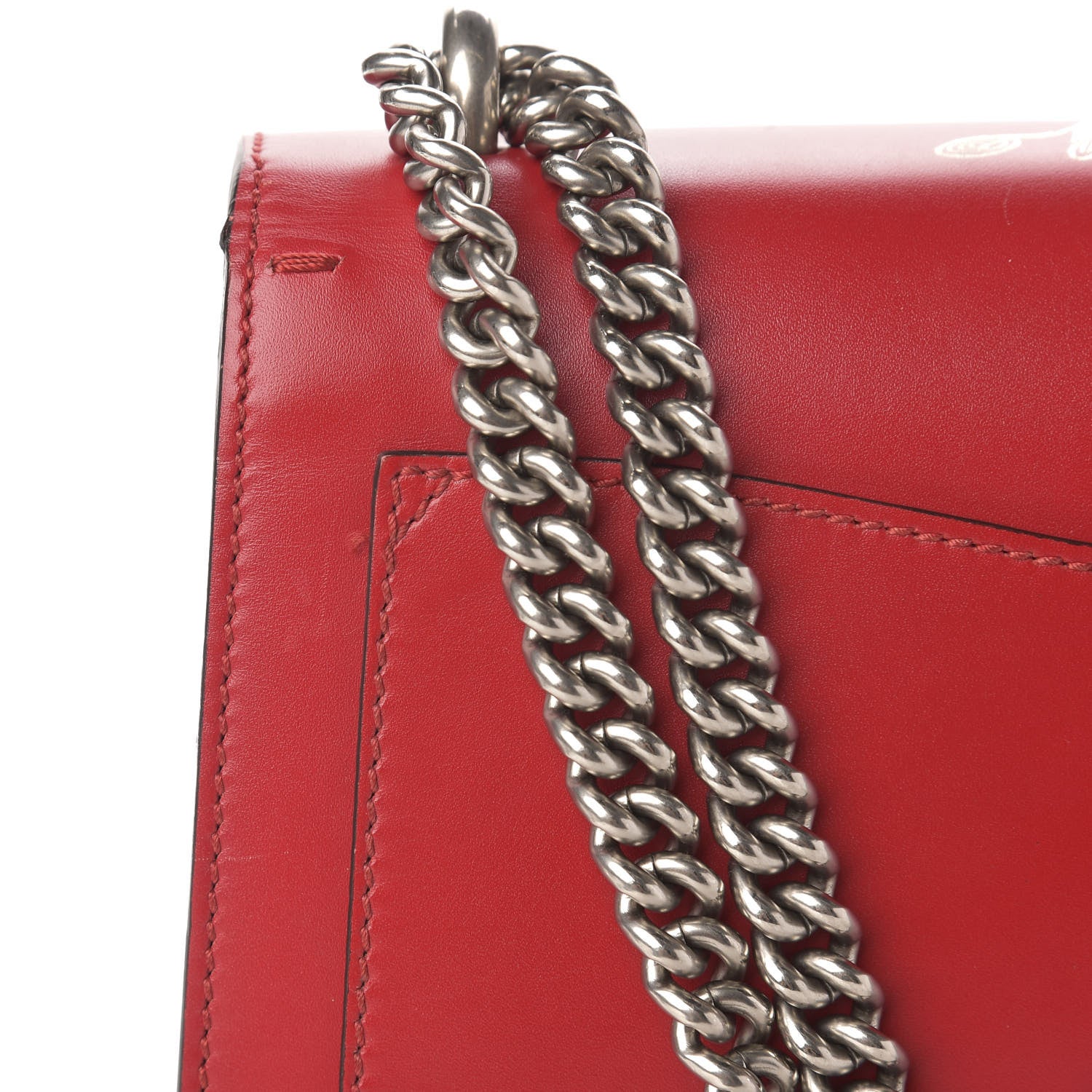 Gucci Calfskin Chinese New Year Medium Dionysus Shoulder Bag Hibiscus Red 14 of 16