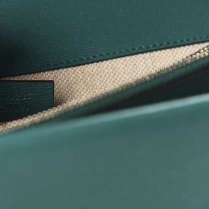 Gucci Calfskin Blooms Print Medium Dionysus Shoulder Bag Bright Emerald Multicolor 9 of 10