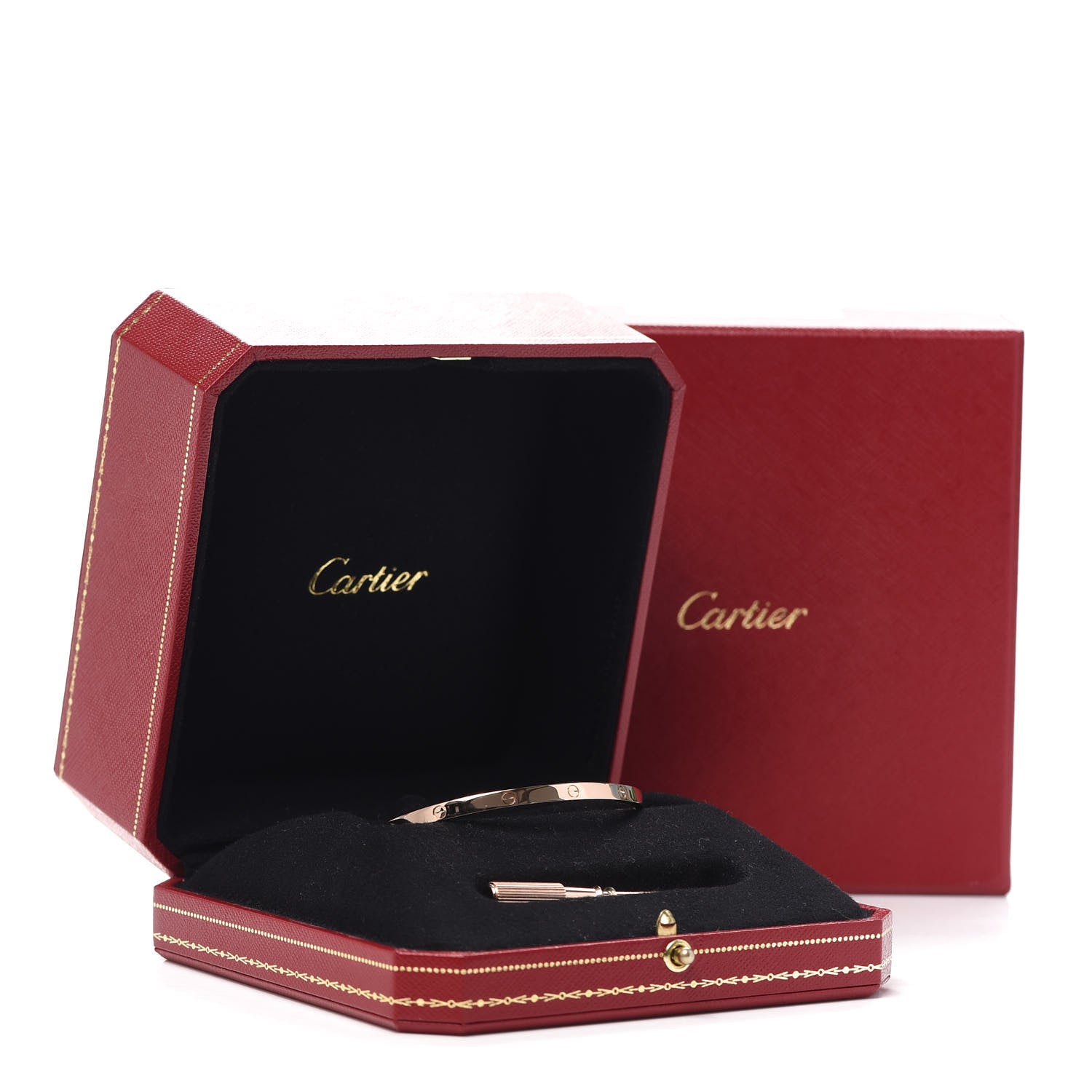 Cartier 18K Pink Gold Small LOVE Bracelet 17 7 of 7