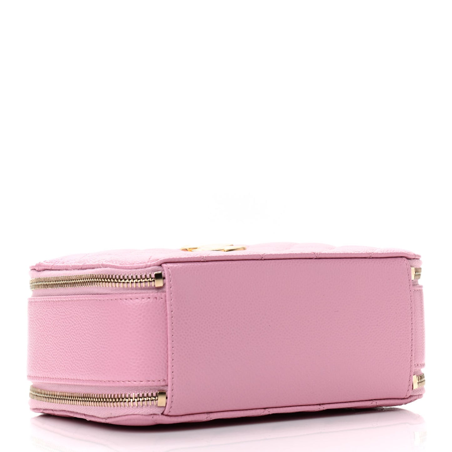 Caviar Quilted Pick Me Up Small Vanity Case Light Pink