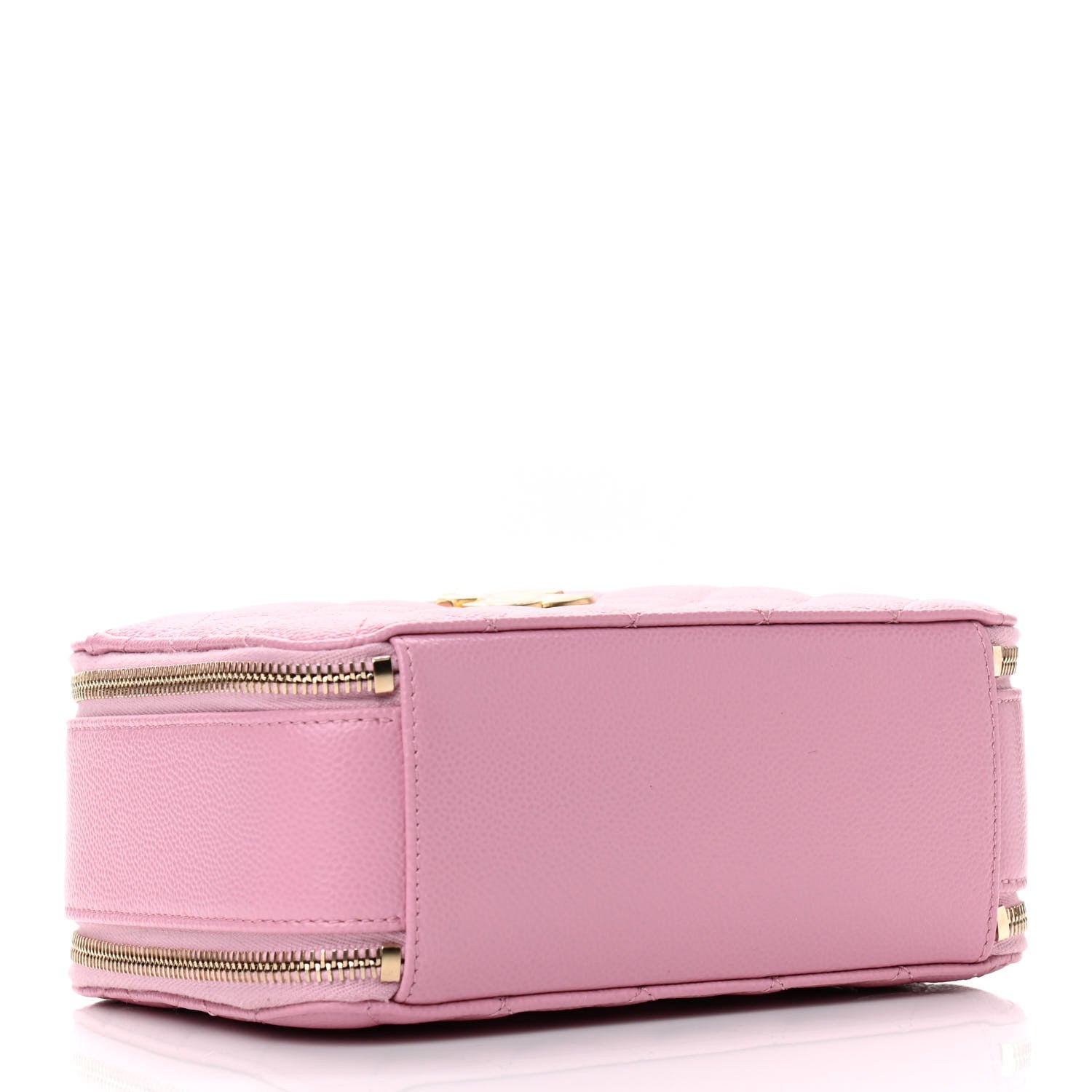 Chanel Caviar Quilted Pick Me Up Small Vanity Case Light Pink 4 of 14