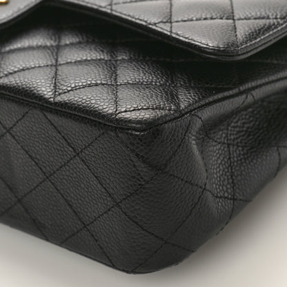 Chanel Caviar Quilted Medium Double Flap Black 9 of 9