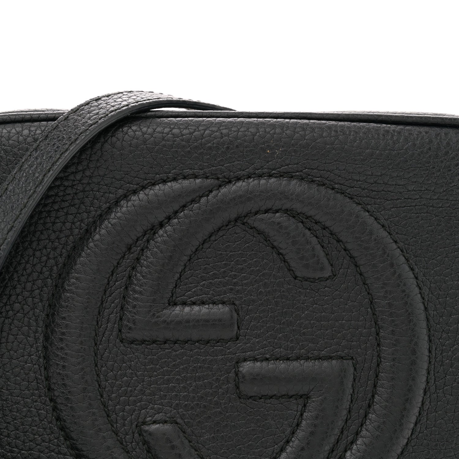 Gucci Pebbled Calfskin Small Soho Disco Bag Black 8 of 11