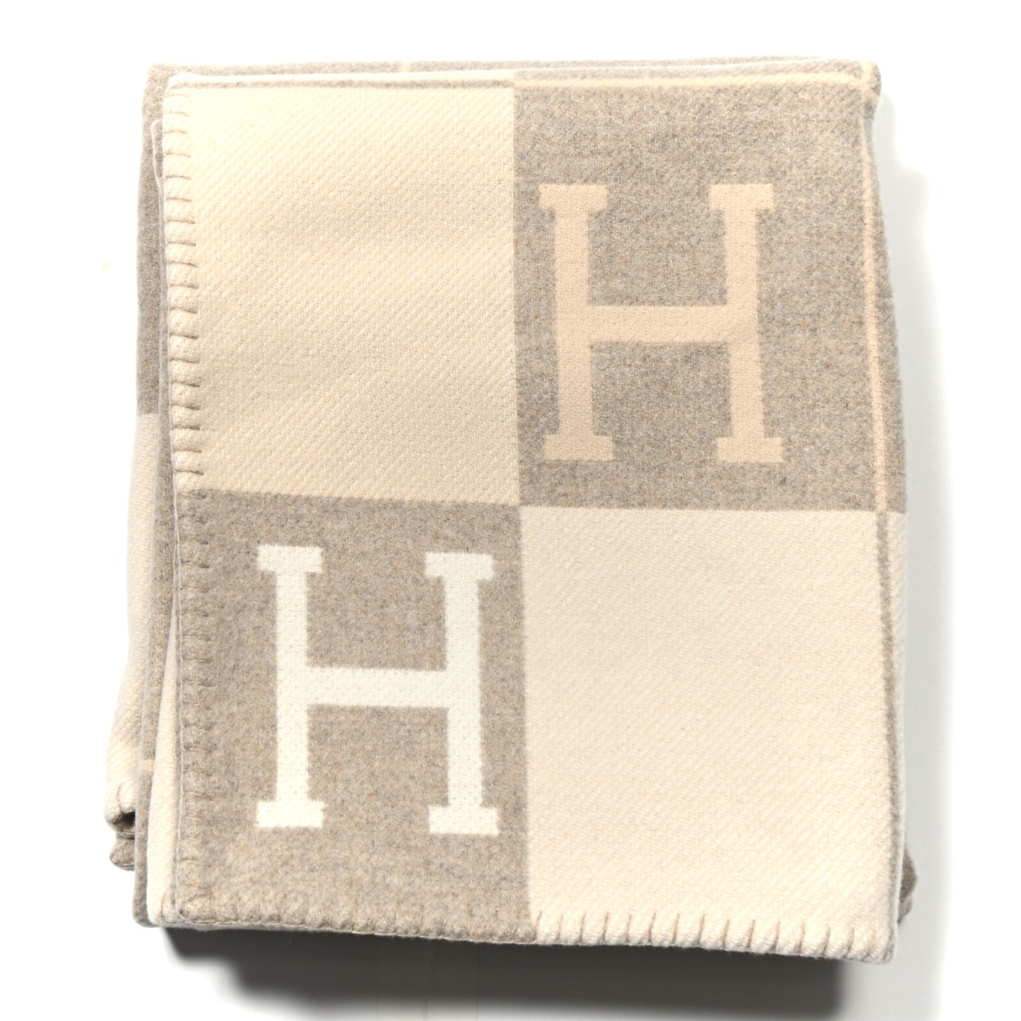 Wool Cashmere Avalon III Blanket Coco Camomille
