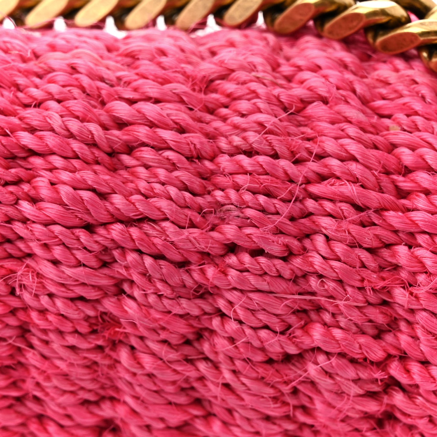Raffia Medium Monogram Kate Satchel Pink Glow