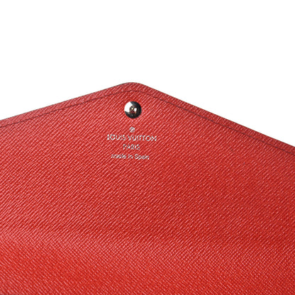Louis Vuitton Epi Sarah Wallet NM Coquelicot 6 of 7