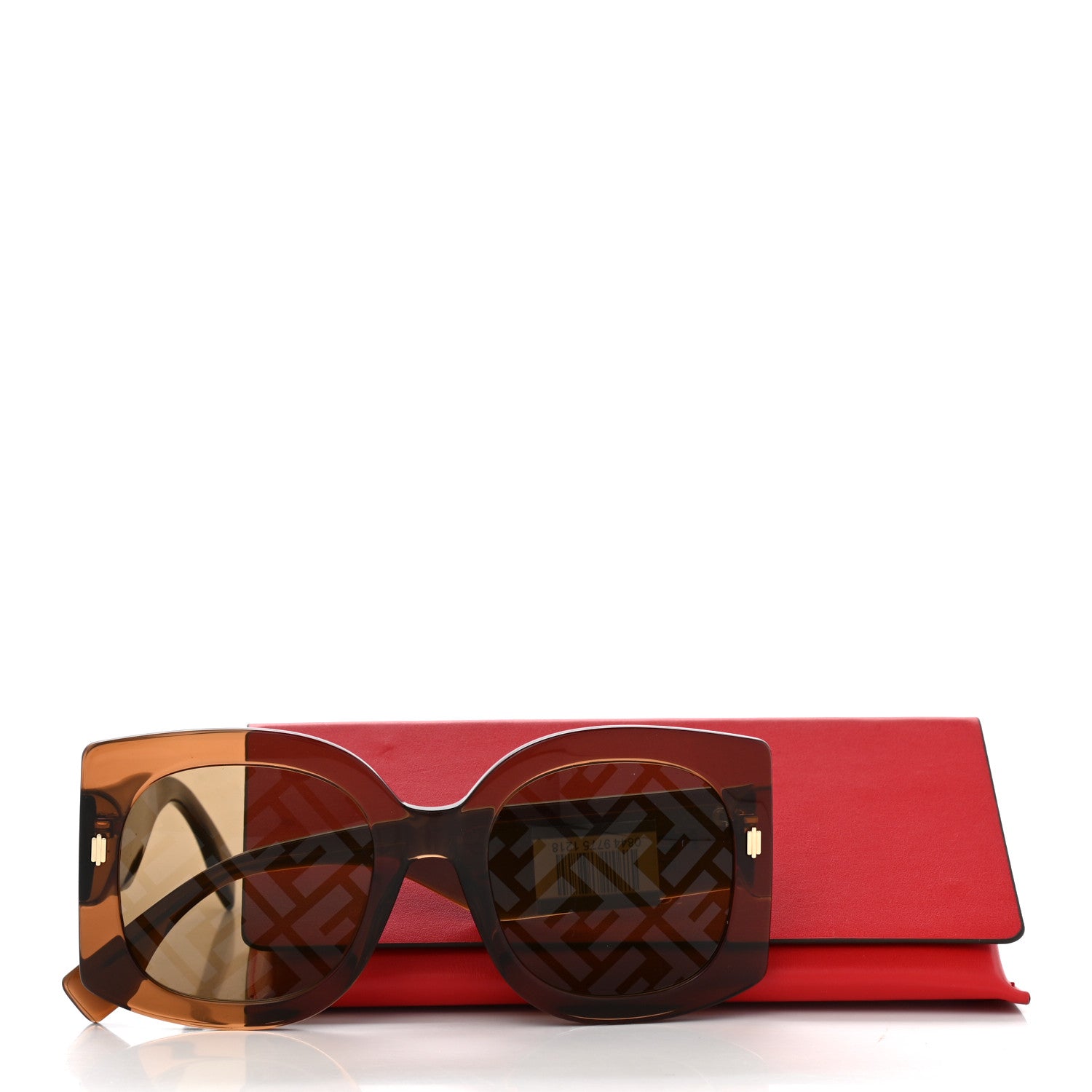 Fendi Acetate FF Sunglasses FF 0436/G/S Brown 7 of 7