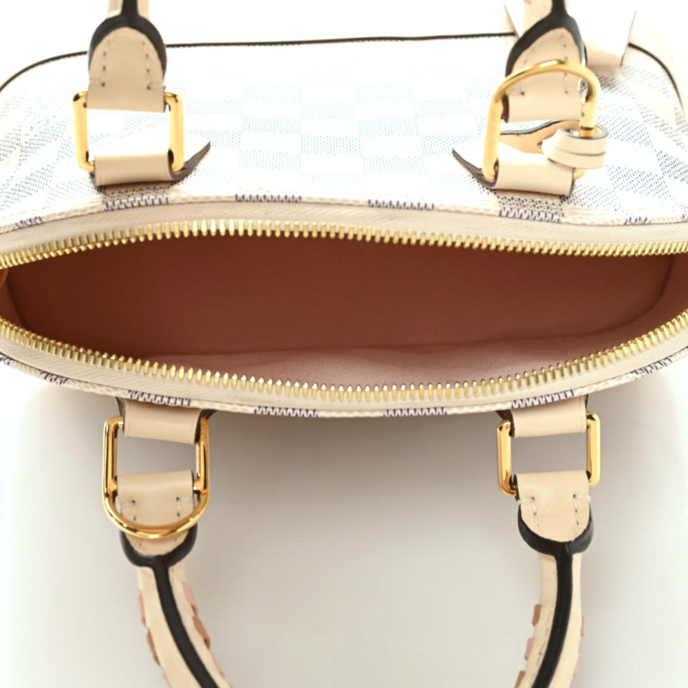 Louis Vuitton Damier Azur Braided Alma BB 5 of 9