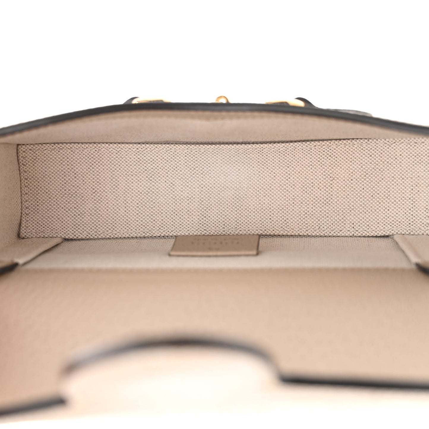 GG Supreme Monogram Textured Dollar Calfskin Mini Horsebit 1955 Shoulder Bag Beige Mystic White Oatmeal