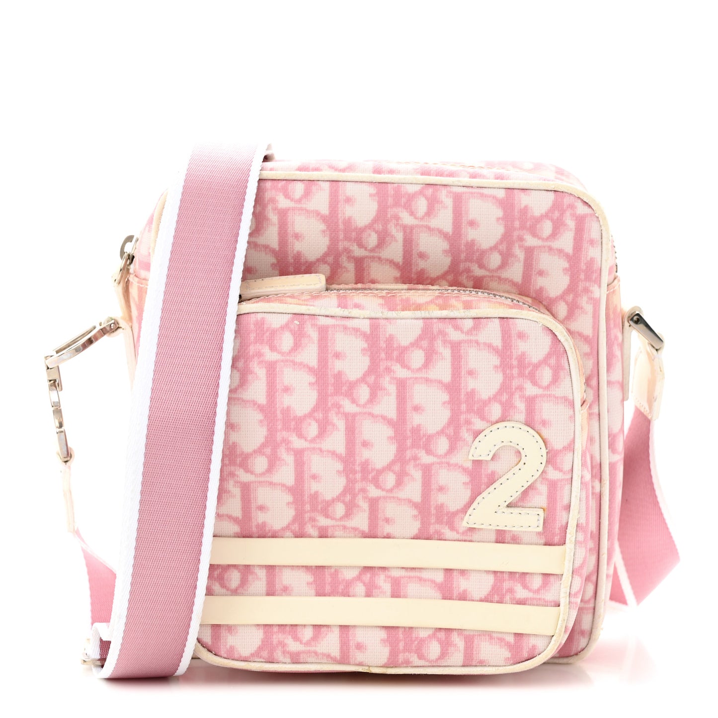 CHRISTIAN DIOR Monogram Girly Crossbody Pink