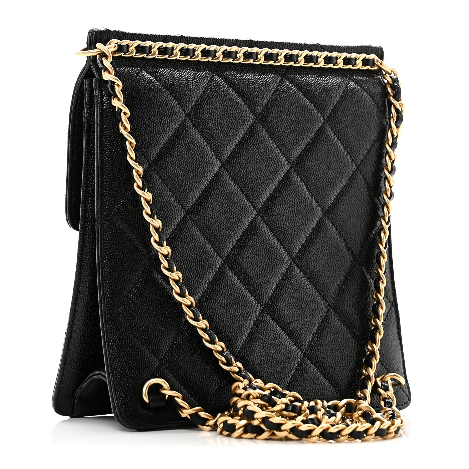 Chanel Caviar Quilted Multi Chain Backpack Black 3 of 10
