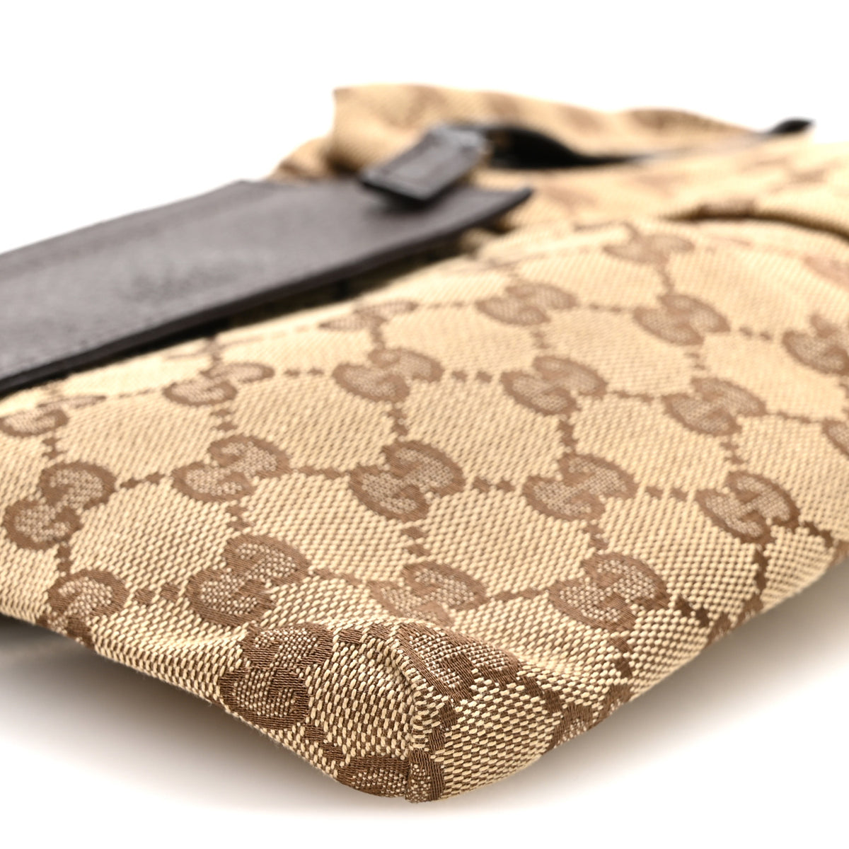 Gucci Monogram Web Belt Bag Dark Brown 9 of 10