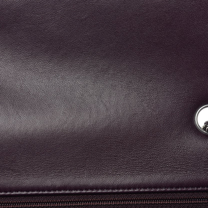 Chanel Lambskin Quilted Mini Rectangular Flap Dark Purple 10 of 12