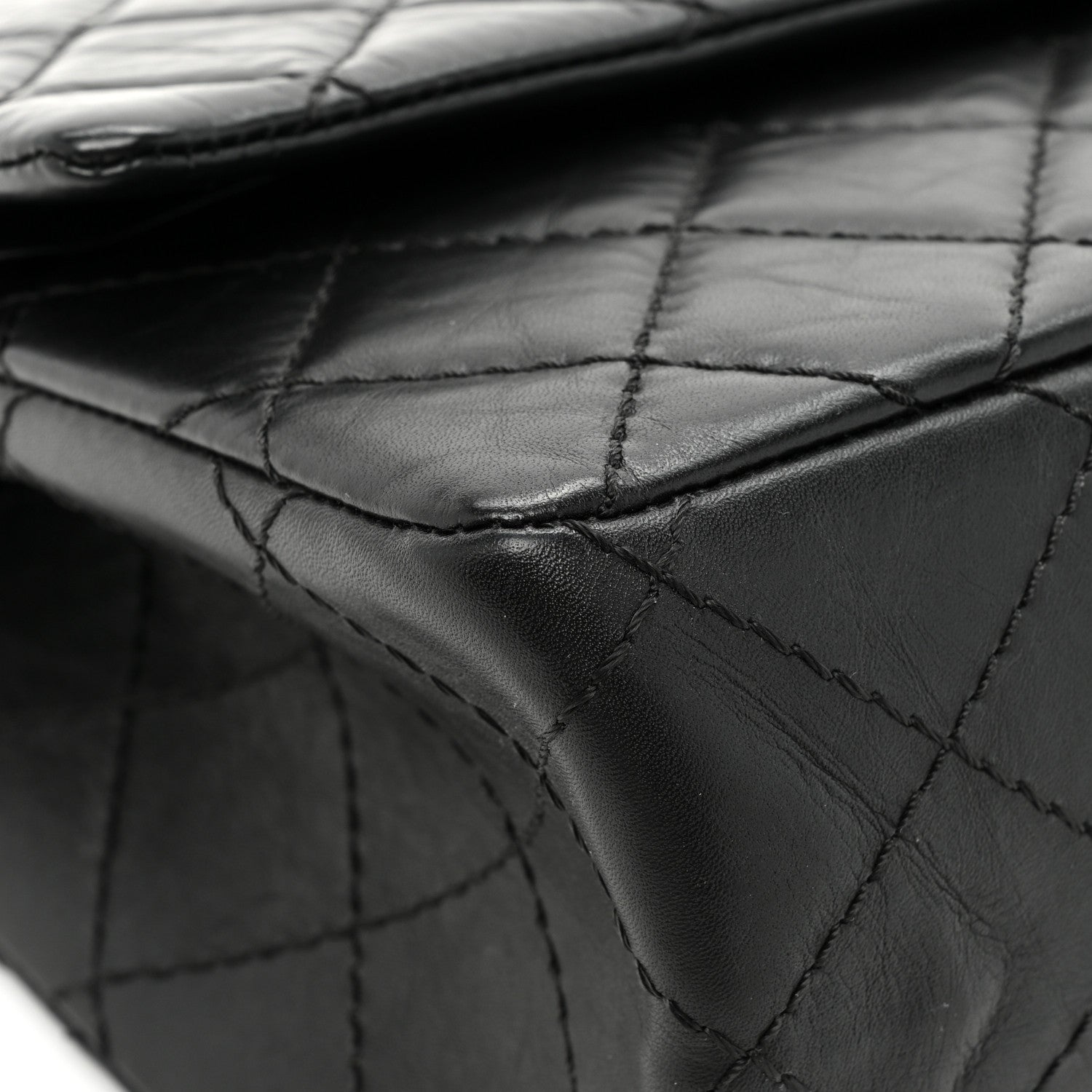 Chanel Aged Calfskin Quilted 2.55 Reissue 226 Flap Black 11 of 12