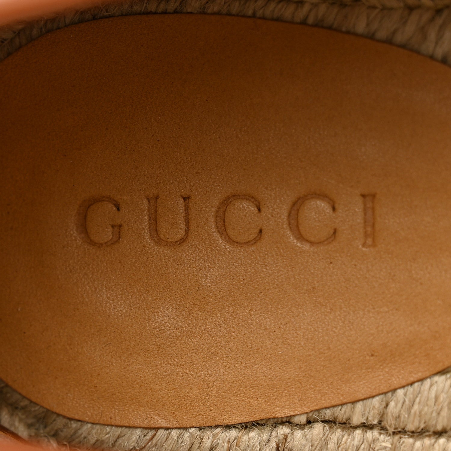 Gucci Raffia Harness Calfskin Interlocking G Mens Espadrilles 10 Palmi Naturale Harness Brown 7 of 10