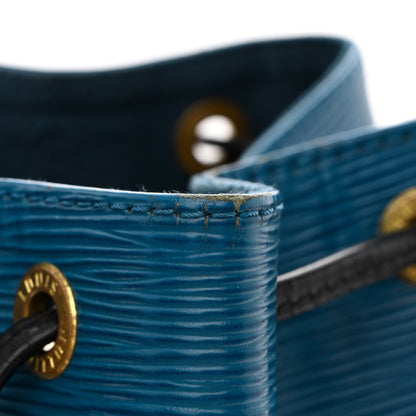 Louis Vuitton Epi Petit Bi-Color Noe Bleu Toledo Black 14 of 17