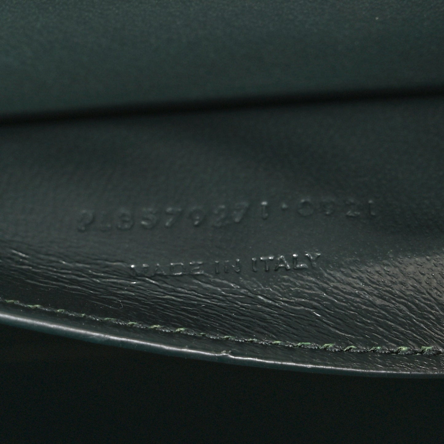 Smooth Calfskin Medium Manhattan Shoulder Bag Dark Green
