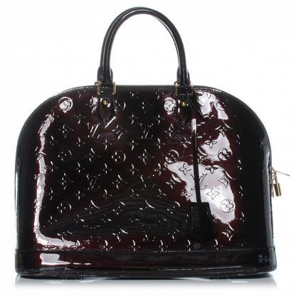 Louis Vuitton Vernis Alma GM Amarante 1 of 7