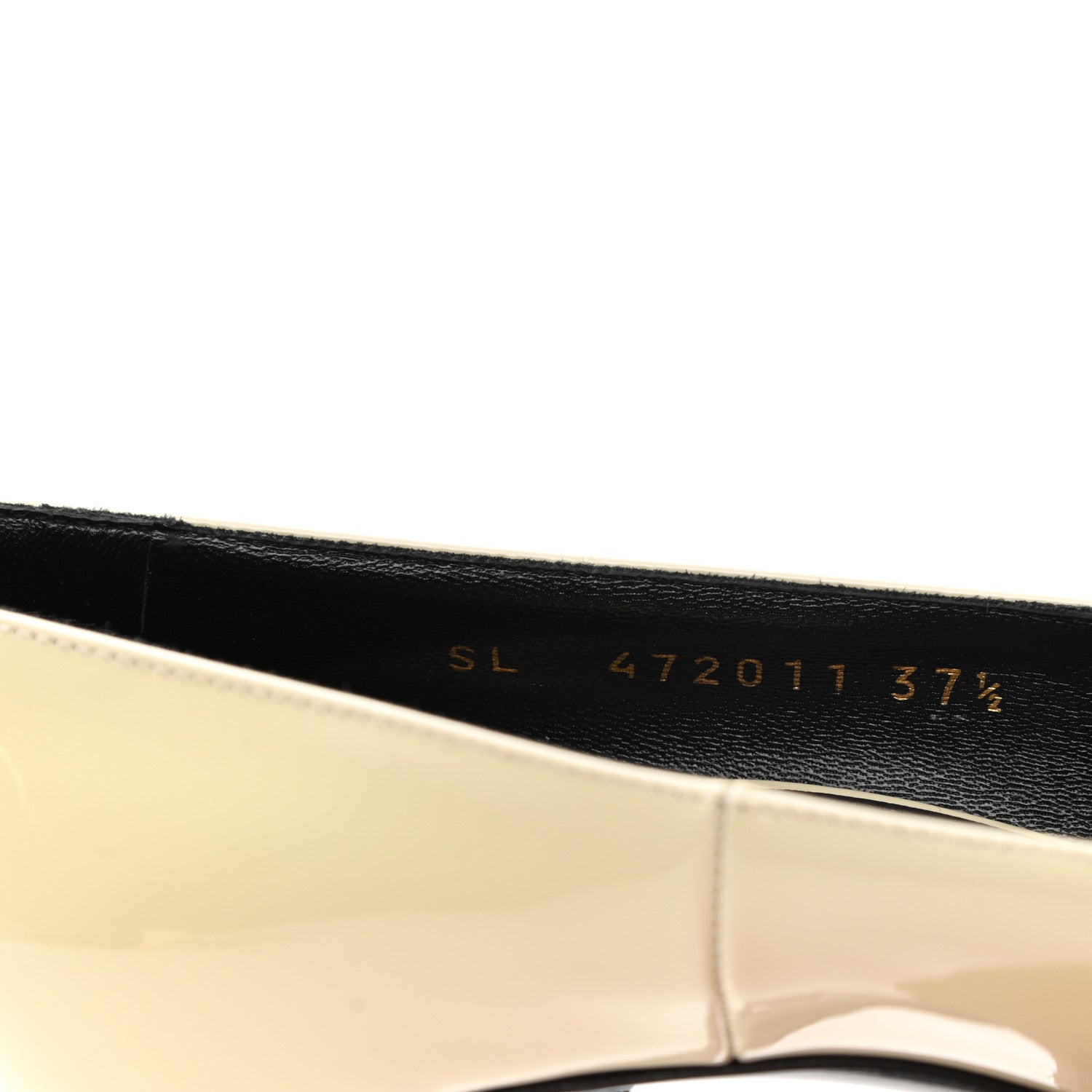 Saint Laurent Patent Opyum 110 Pumps 37.5 Neutro 8 of 9