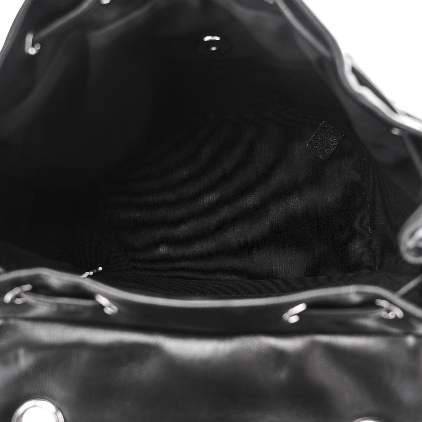 Lambskin Quilted Small Urban Spirit Backpack Black