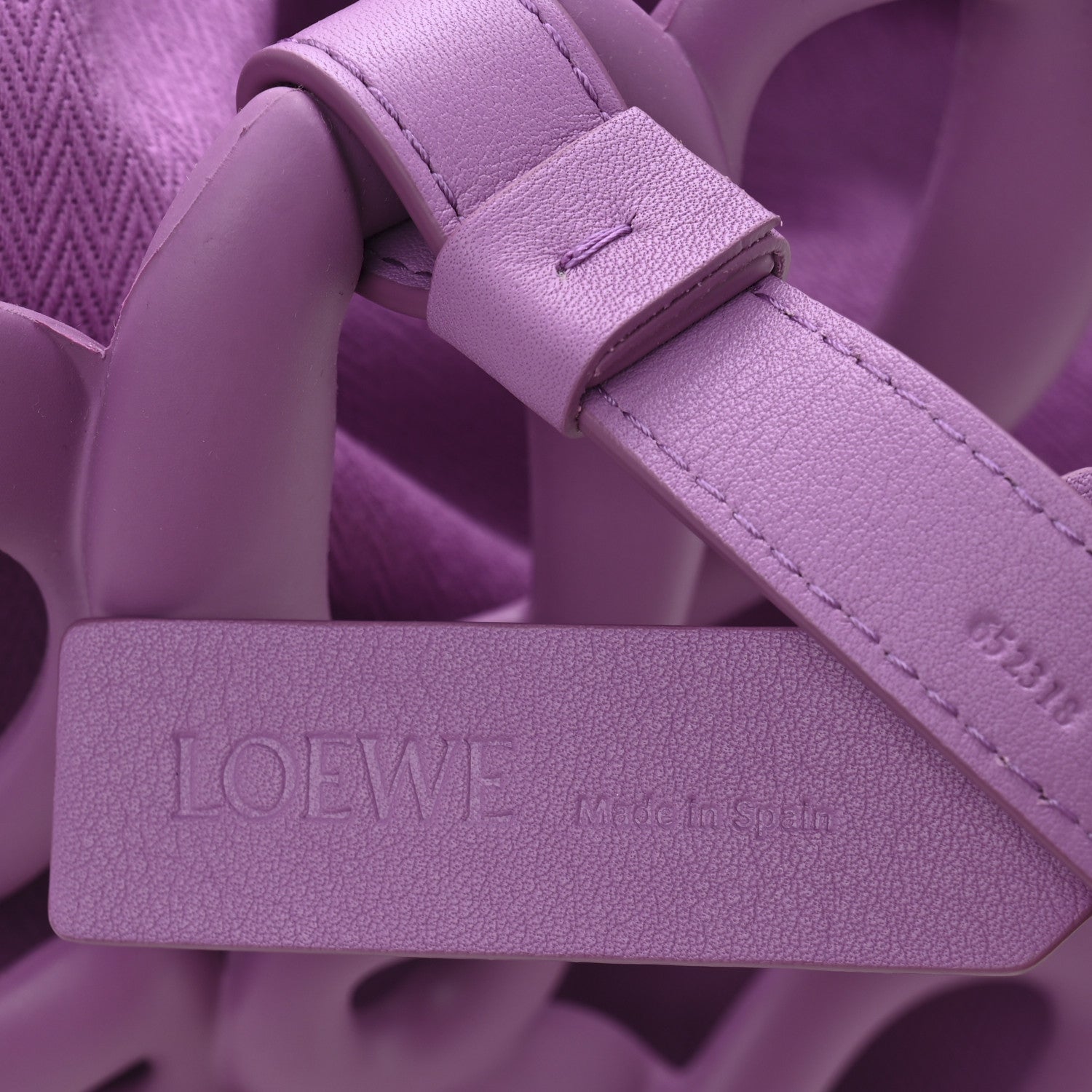 Loewe Smooth Calfskin Anagram Inflated Basket Bag Rockrose 8 of 15