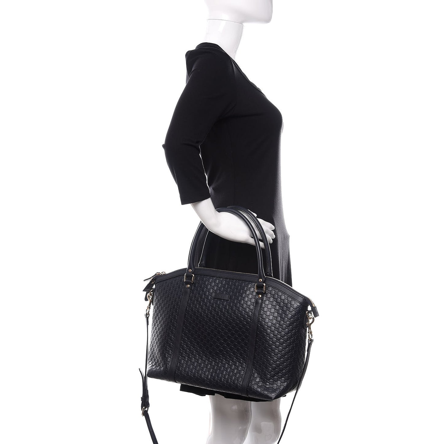 Soft Microguccissima Dome Satchel Navy