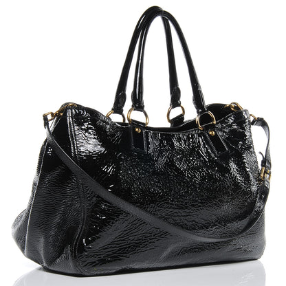 Prada Vernice Shopping Tote Black 3 of 9