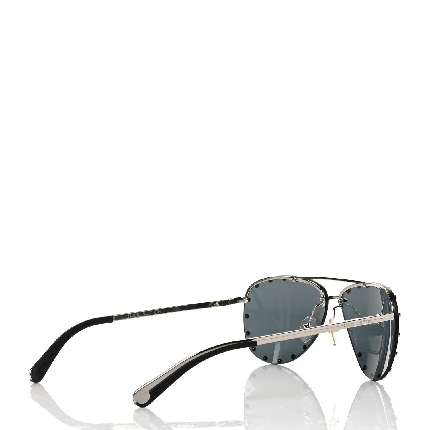 Louis Vuitton The Party Aviator Sunglasses Z0995E Black 4 of 5