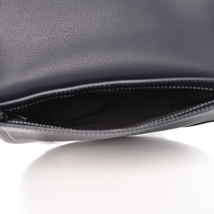 Christian Dior X KAWS Grained Calfskin Saddle Pouch Navy Blue 5 of 8