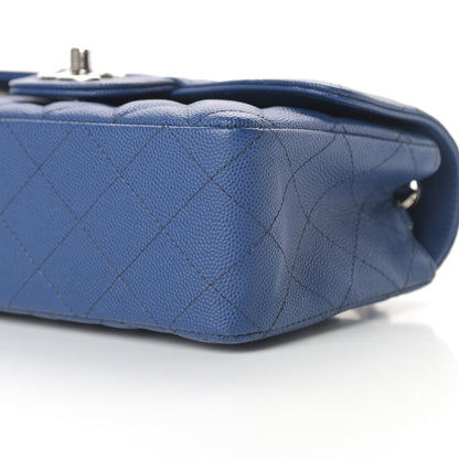 Chanel Caviar Quilted Mini Rectangular Flap Blue 10 of 13