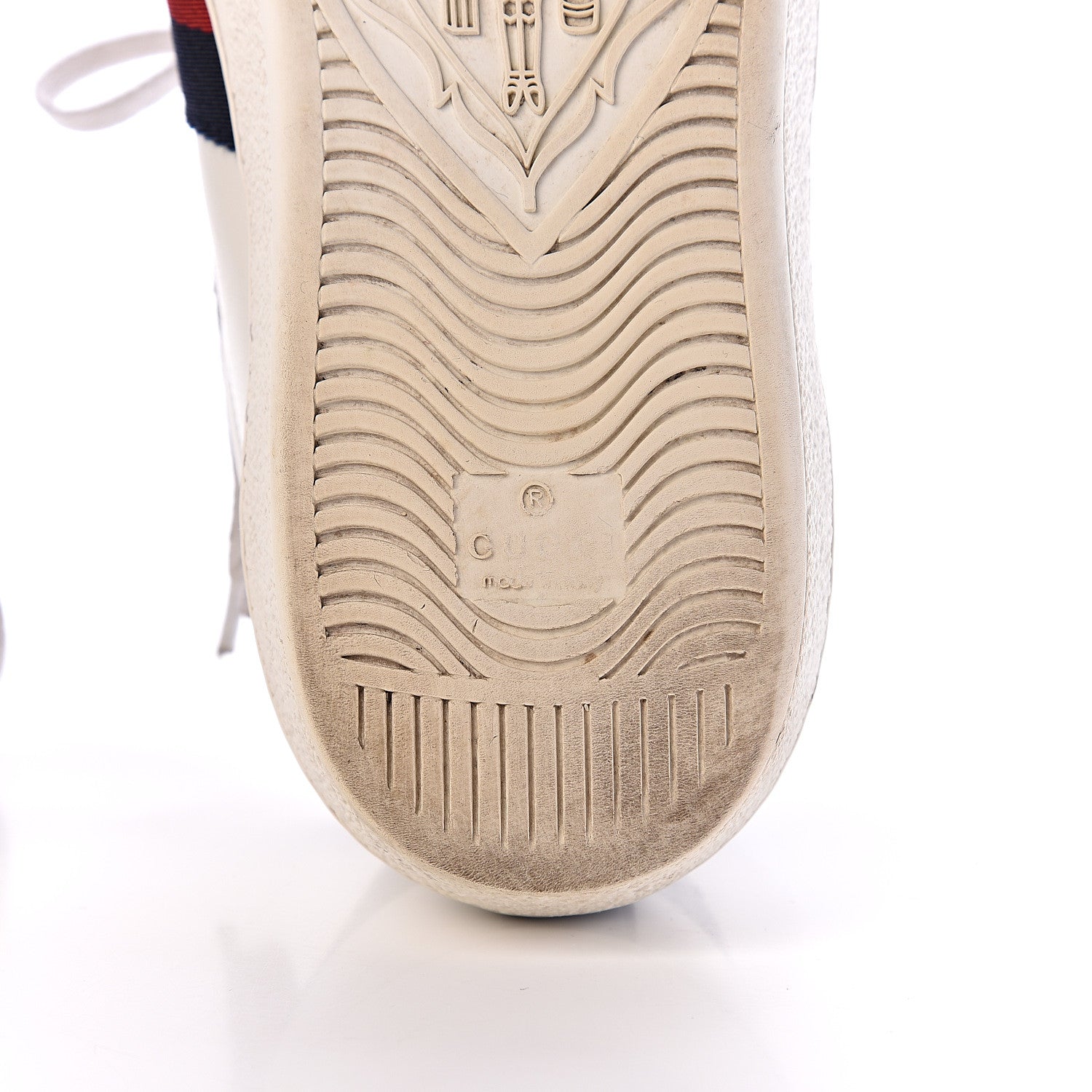 Gucci Miro Soft Calfskin Ayers Web Mens Ace Sneakers 8 White Blue 18 of 20