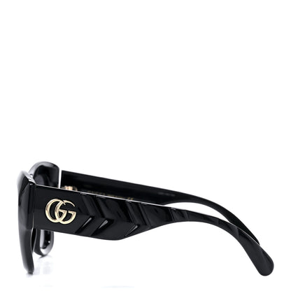 Gucci Acetate GG Butterfly Sunglasses GG0808S Black 3 of 8