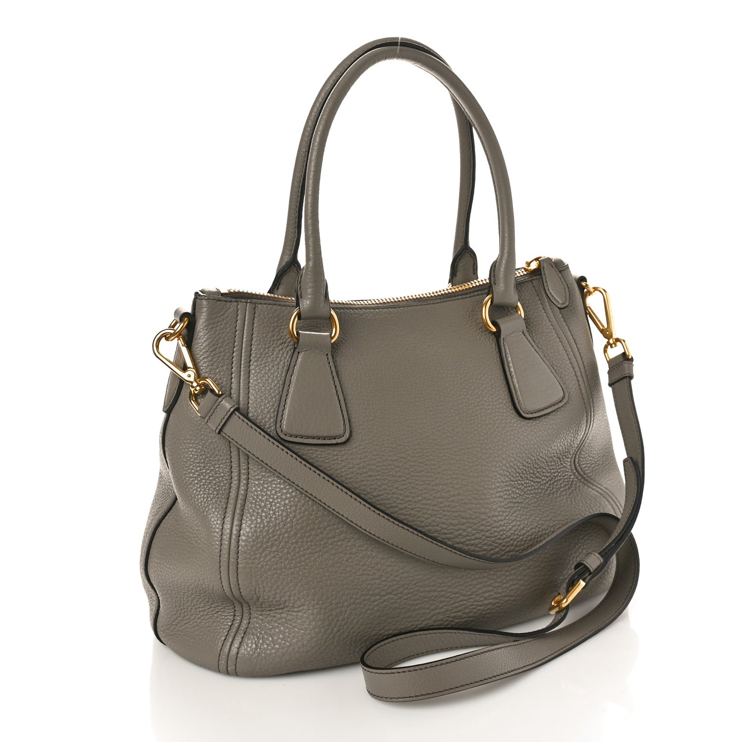 Vitello Phenix Shoulder Bag Argilla