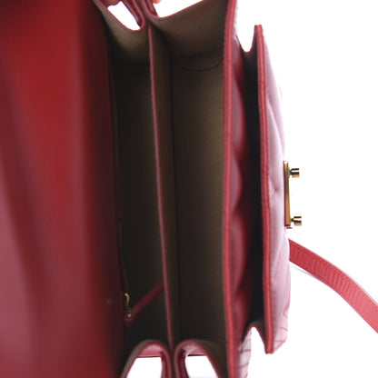 MCM Lambskin Quilted Small Patricia Crossbody Bag Ruby Red 5 of 10