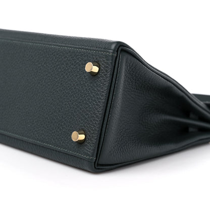 Hermes Togo Kelly Retourne 25 Vert Fonce 9 of 11
