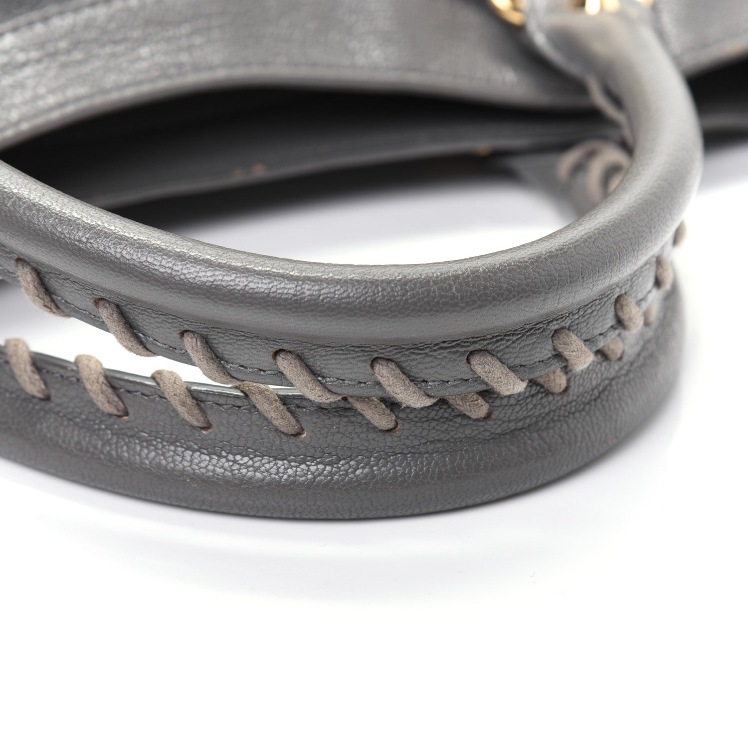 Balenciaga Chevre Gold Metallic Edge Hardware Velo Gris Acier 19 of 20