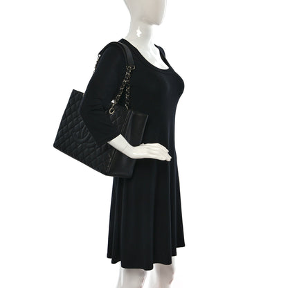 Chanel Caviar Quilted Grand Shopping Tote GST Black 3 of 11