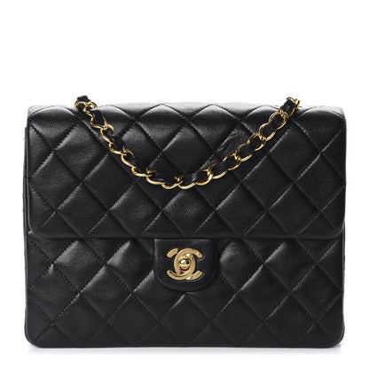 Chanel Lambskin Quilted Mini Square Flap Black 1 of 11