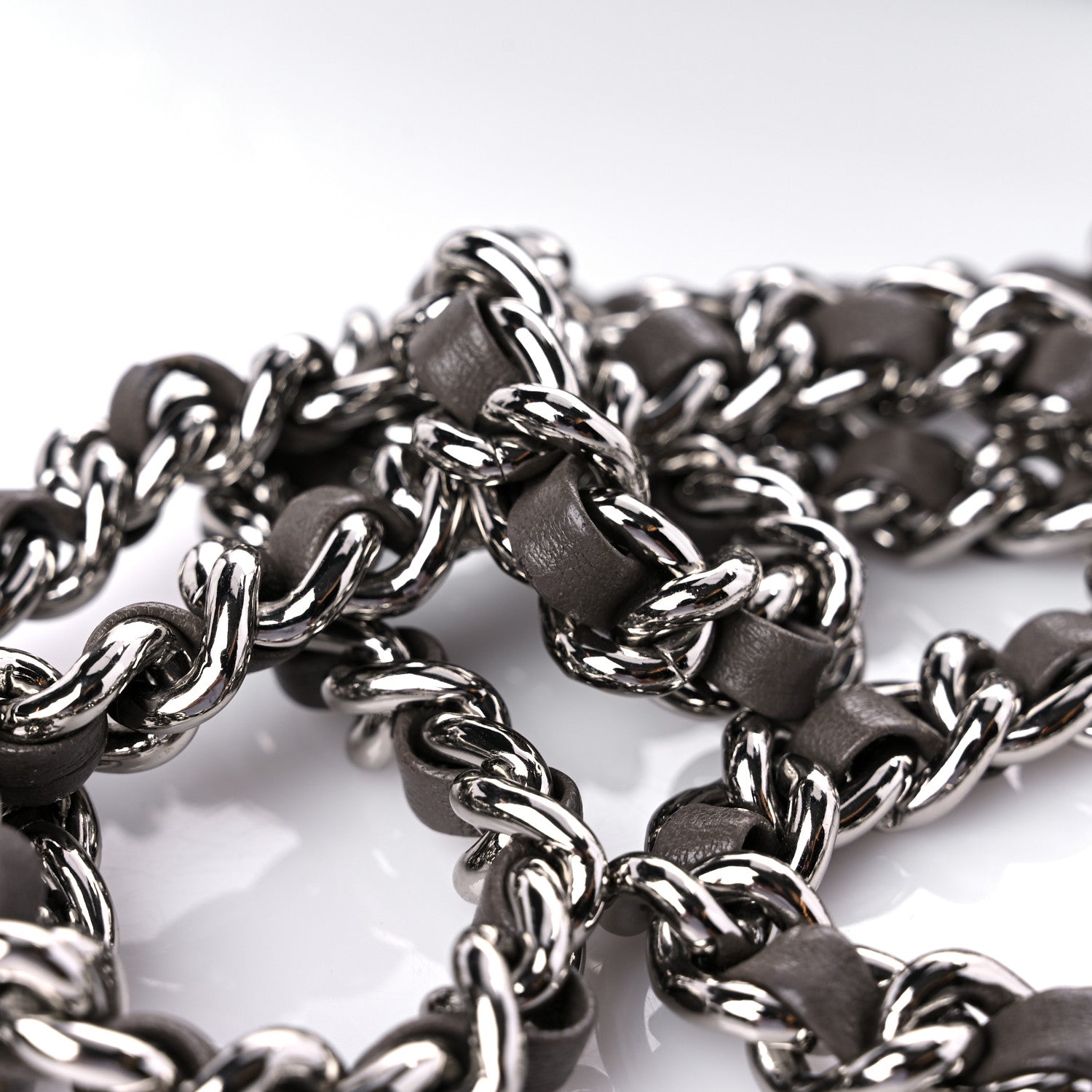 Chanel Washed Lambskin Quilted Mini Chain Around Flap Taupe 19 of 19