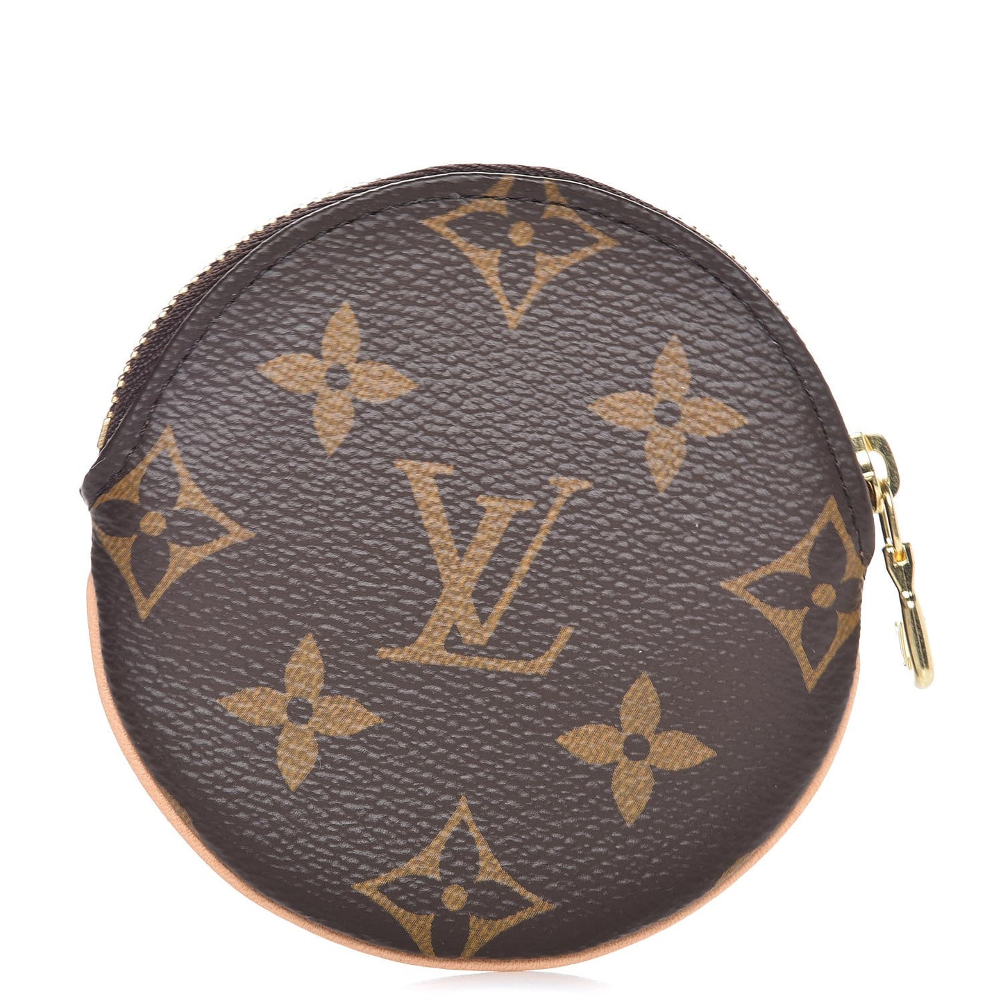Monogram Round Coin Purse